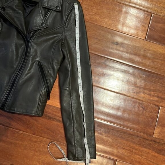 Blank NYC olive green with black zippers size small - Picture 7 of 8